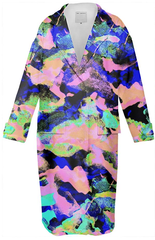 PAOM, Print All Over Me, digital print, design, fashion, style, collaboration, clothh, Neoprene Trench, Neoprene-Trench, NeopreneTrench, Clothh, PAOM, autumn winter, unisex, Neoprene, Outerwear