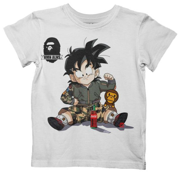 ドラゴンボールZ BAPE KIDS Tシャツ　100cm BAPE Kids A BATHNIG APE DRAGON BALL Z T-Shirt Goku Broly