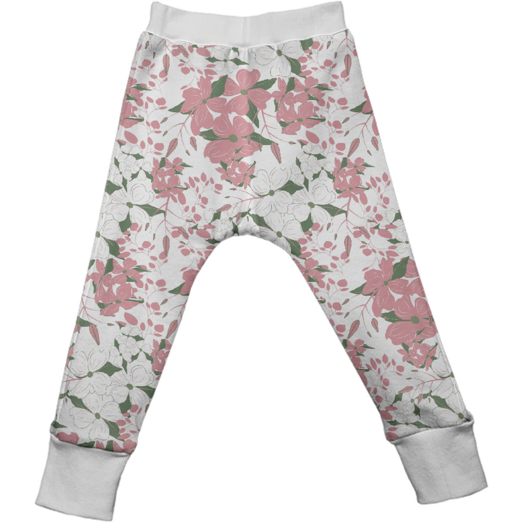 Floral Pink and white foral