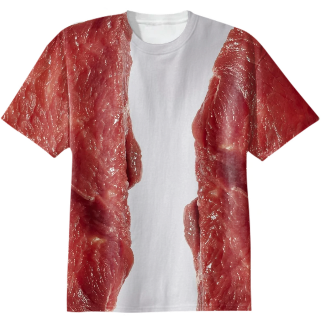 Steak Stack Cotton T-shirt