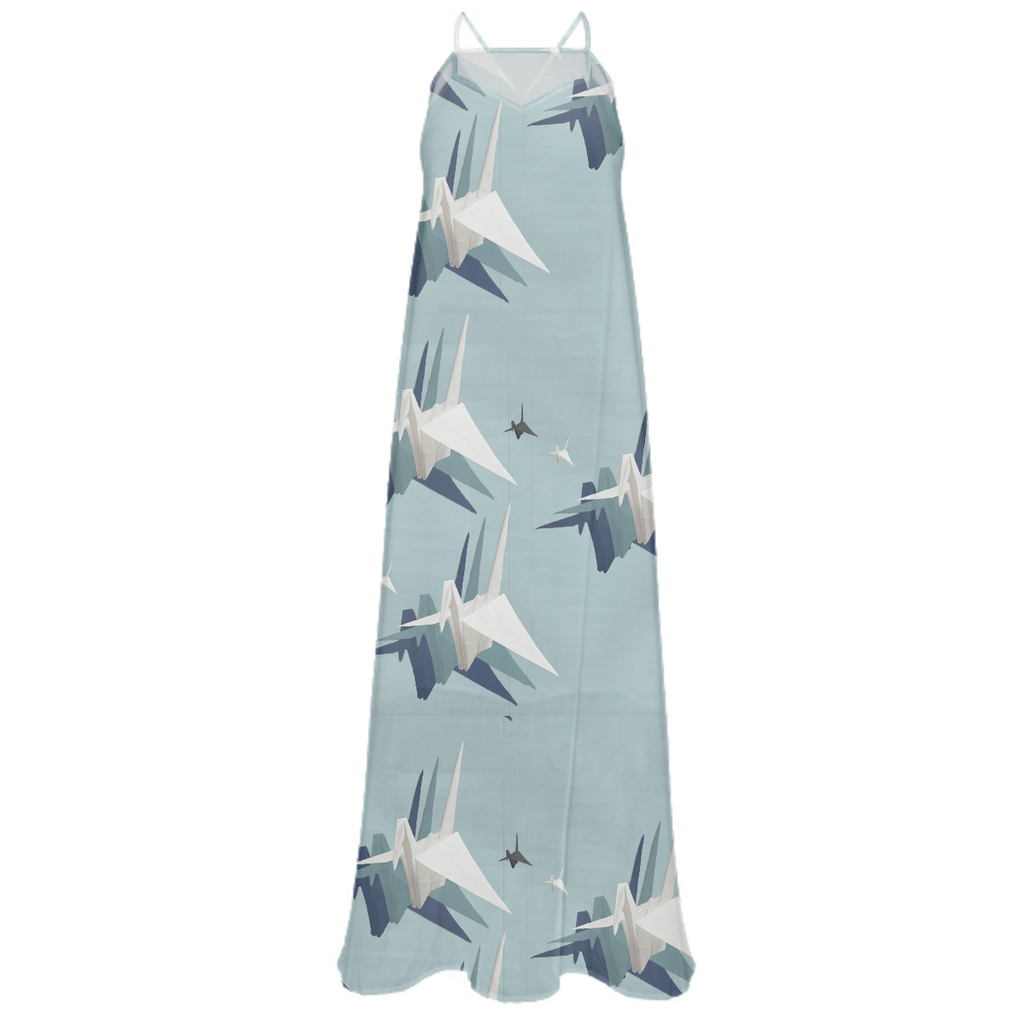 origami crane dress