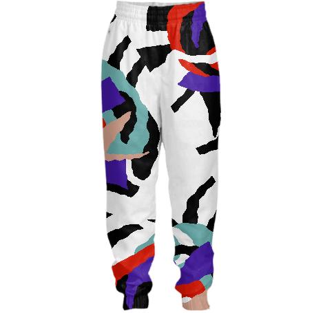PAOM, Print All Over Me, digital print, design, fashion, style, collaboration, gambette, Tracksuit Pant, Tracksuit-Pant, TracksuitPant, Flame, the, forest, Pants, autumn winter spring summer, unisex, Nylon, Bottoms