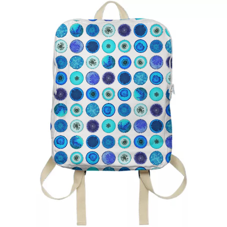 PAOM, Print All Over Me, digital print, design, fashion, style, collaboration, daninolab, Backpack, Backpack, Backpack, Petri, Dish, autumn winter spring summer, unisex, Poly, Bags