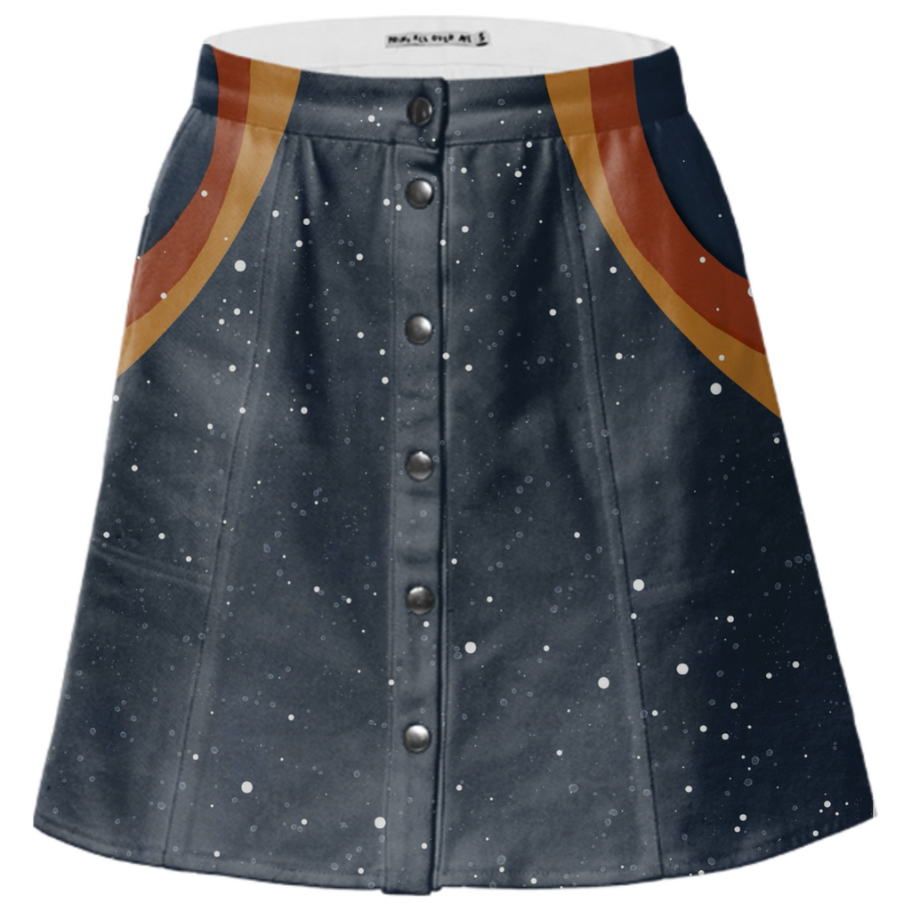 Lepus Skirt in Cosmic Sky