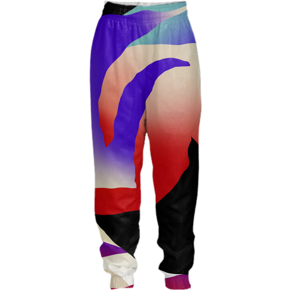 PAOM, Print All Over Me, digital print, design, fashion, style, collaboration, gambette, Tracksuit Pant, Tracksuit-Pant, TracksuitPant, AURORA, autumn winter spring summer, unisex, Nylon, Bottoms