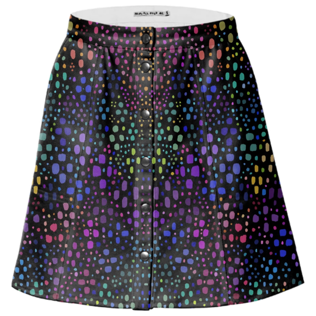 Rainbow Tapestry Skirt