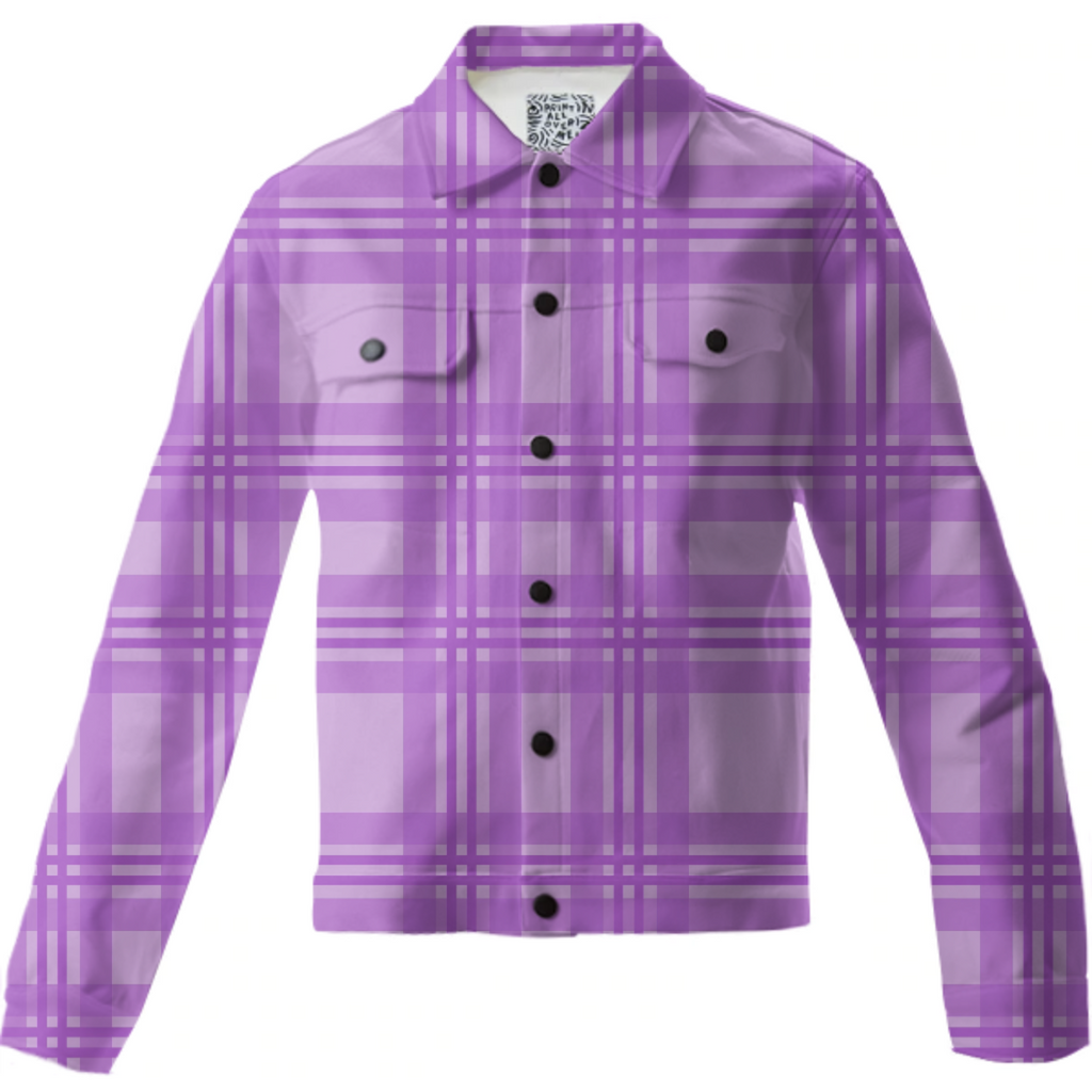 MM Purple Plaid Jacket