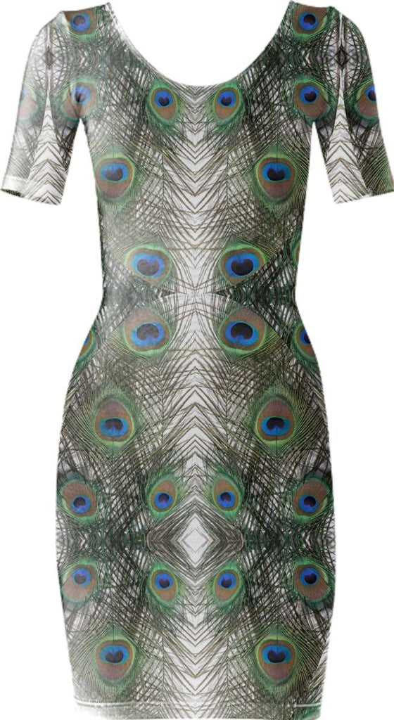 Peacock feather dress PAOM Peacock feather dress PAOM