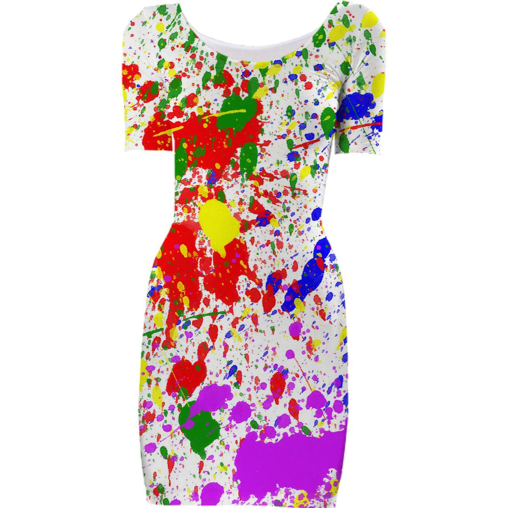 Splatter Bodycon Dress PAOM Splatter Bodycon Dress PAOM