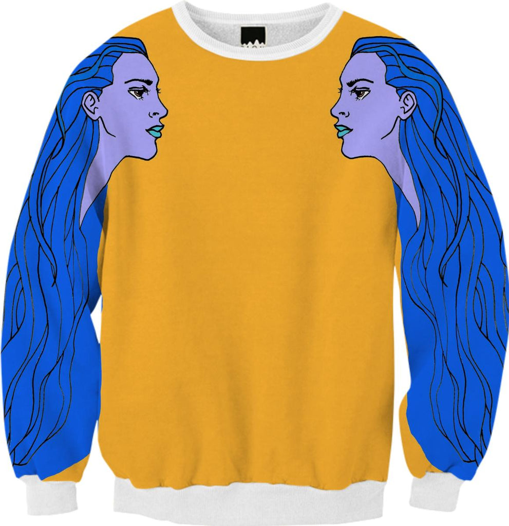 Blue Sisters Fall Sweatshirt