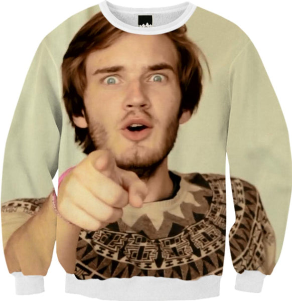 Pewdiepie flowerery sweater PAOM