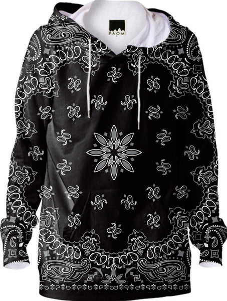 Black bandana hoodie on sale