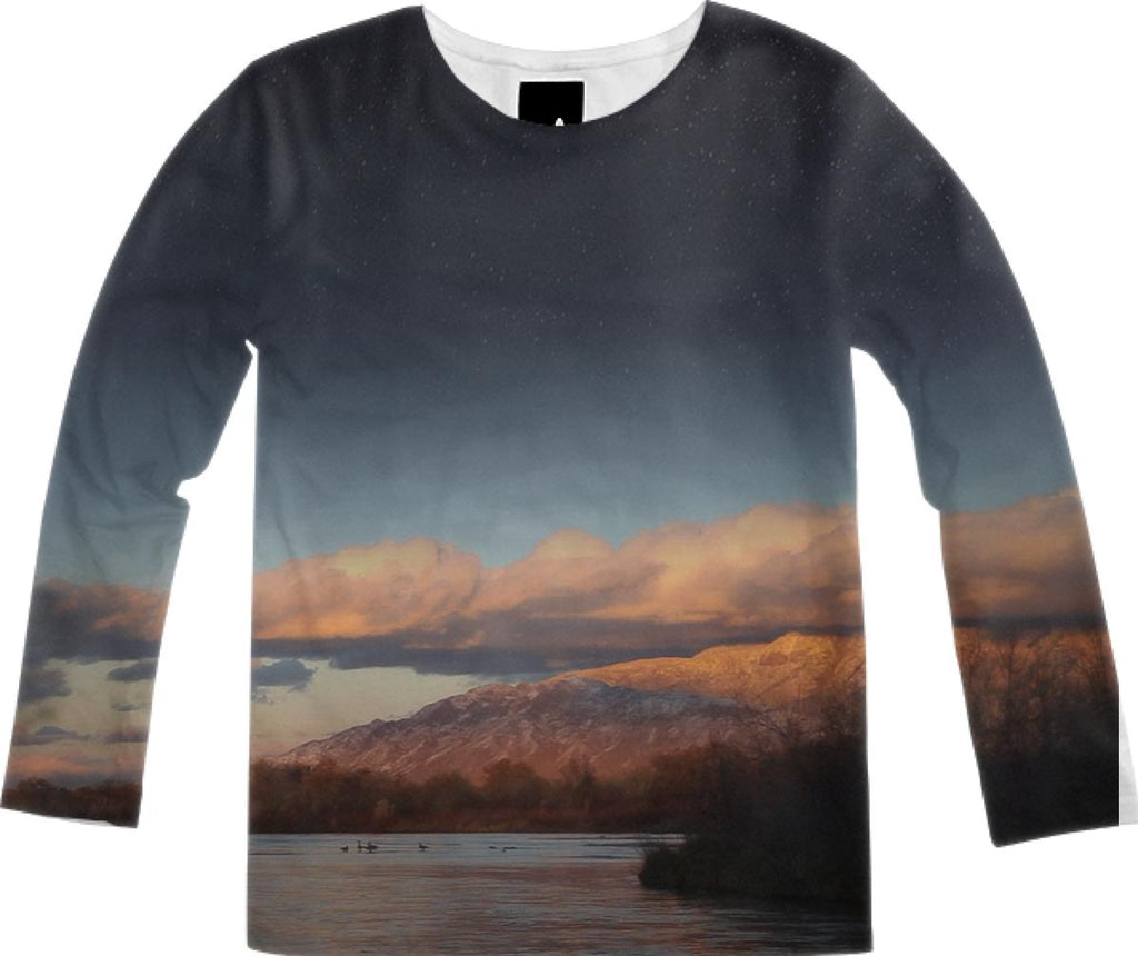Rio Grande Bosque Sunset Longe Sleeve Shirt