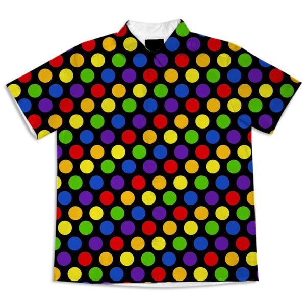 Rainbow polka dot shirt online