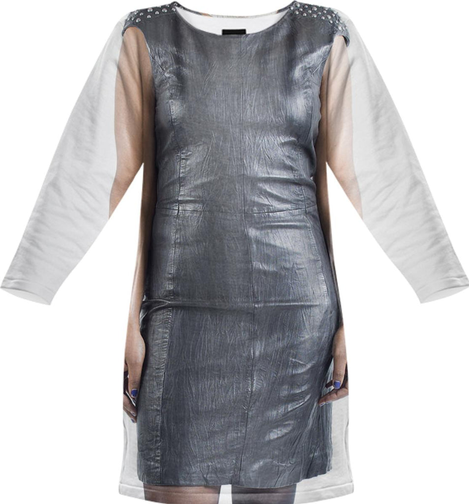 E Leather Dress Print