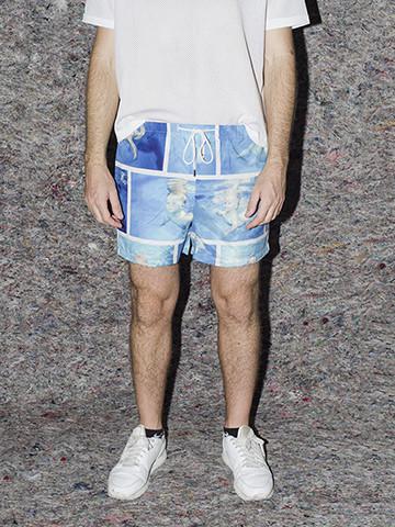 PAOM, Print All Over Me, digital print, design, fashion, style, collaboration, frank-traynor, frank traynor, Swim Short, Swim-Short, SwimShort, The, Perfect, Nothing, Catalog, Trunks, Michael, Loverich, babies, underwater, spring summer, unisex, Poly, Swimwear
