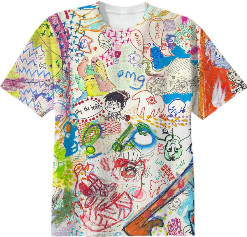 YTB 7 PATTERN x Print All Over Me T Shirt