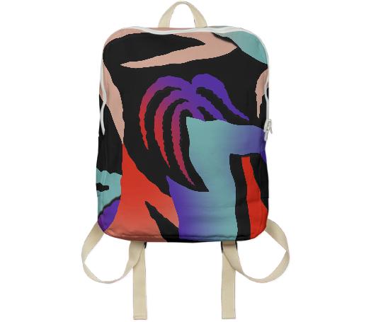 PAOM, Print All Over Me, digital print, design, fashion, style, collaboration, gambette, Backpack, Backpack, Backpack, DJONGLE, BACK, PACK, autumn winter spring summer, unisex, Poly, Bags