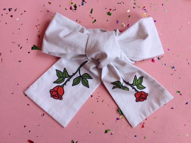 The Rose Bowtie white