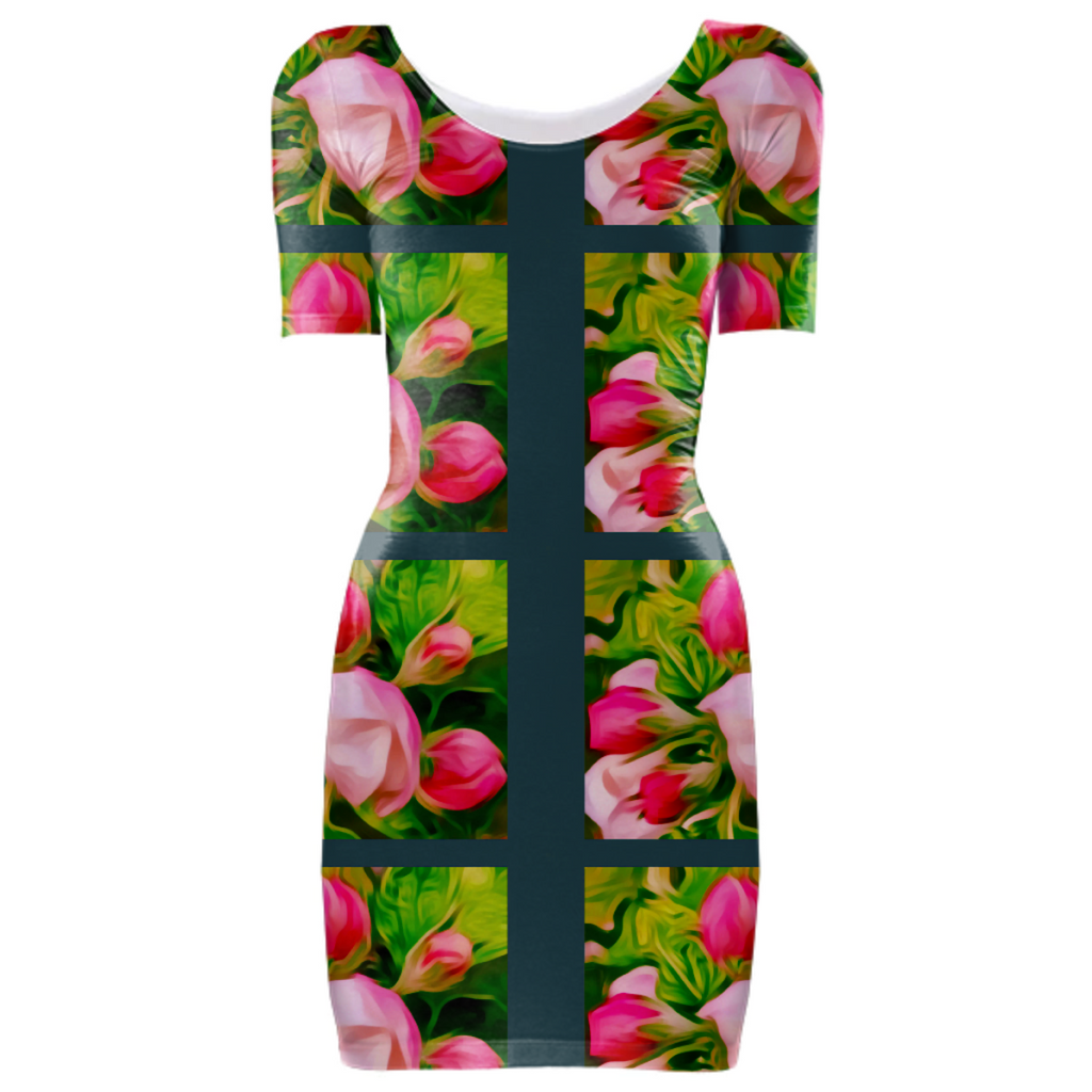 Bodycon Flower Print Dress