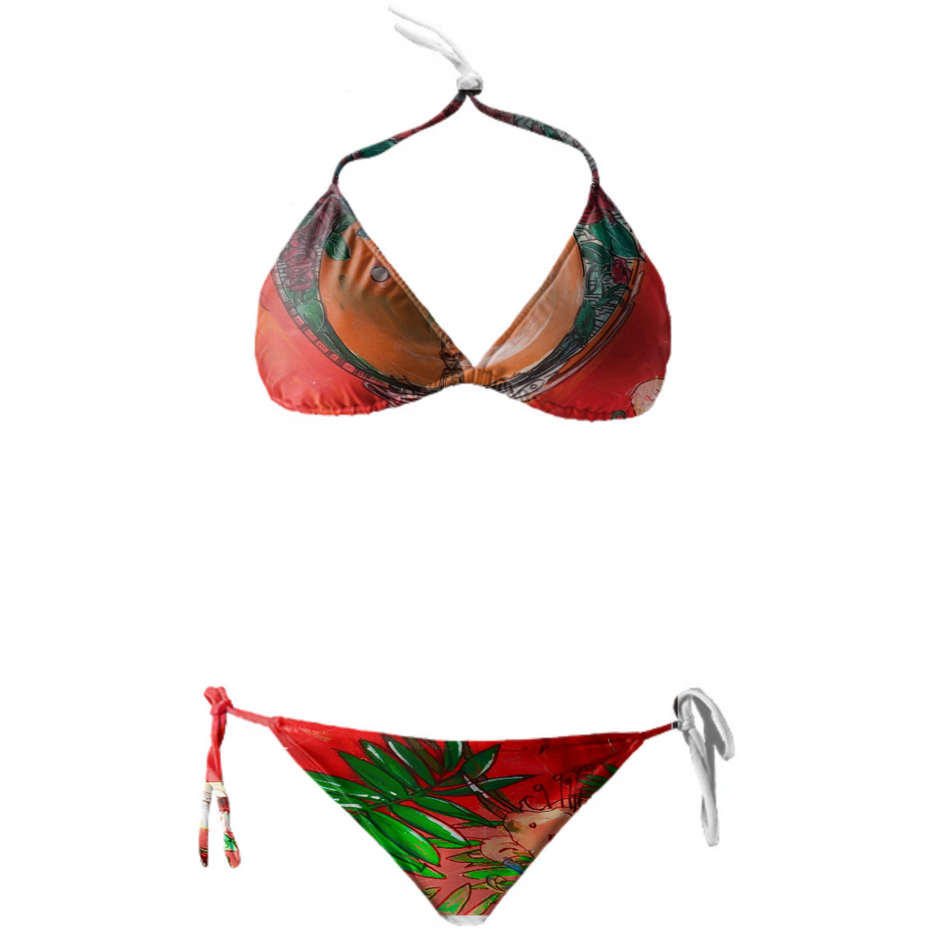 Red bliss Bikini