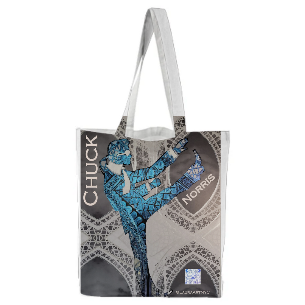 Chuck Norris is Really Karl Lagerfeld Back of Bag