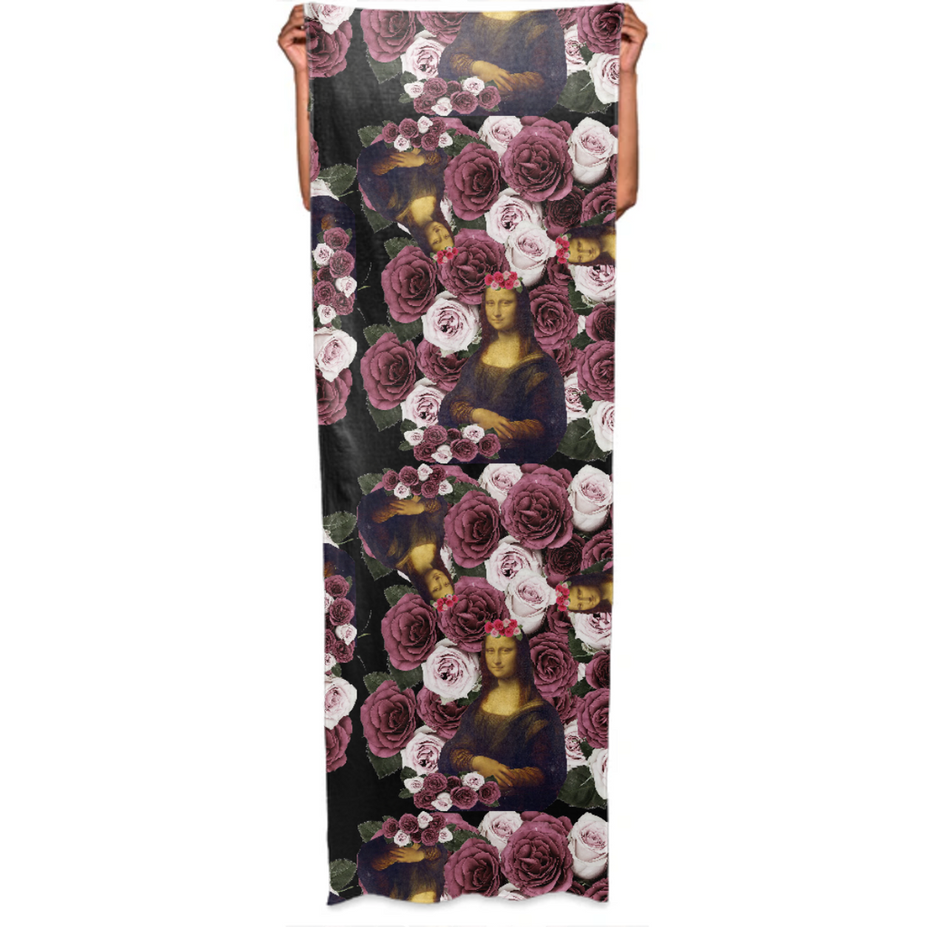 mona lisa floral black