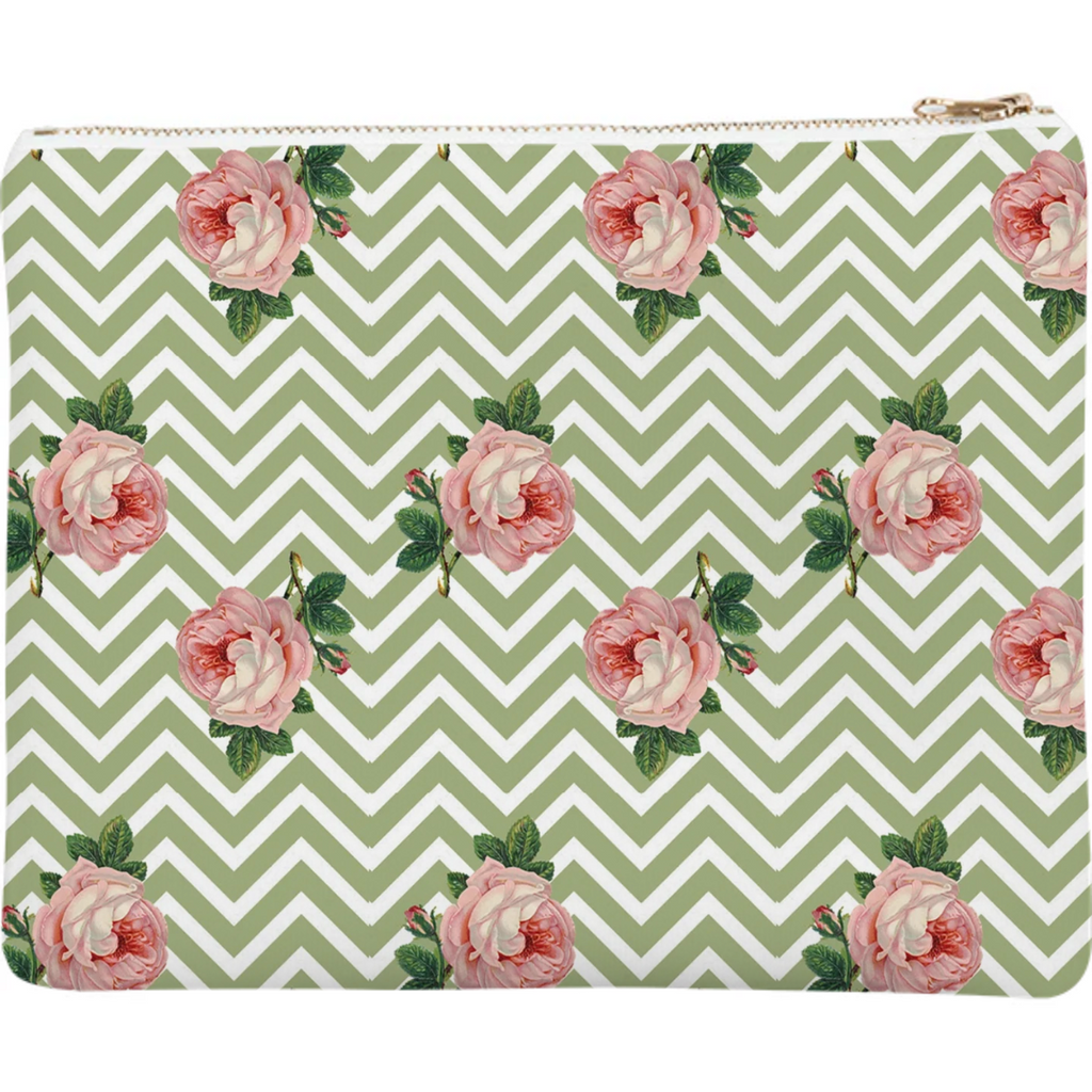 green chevron rose