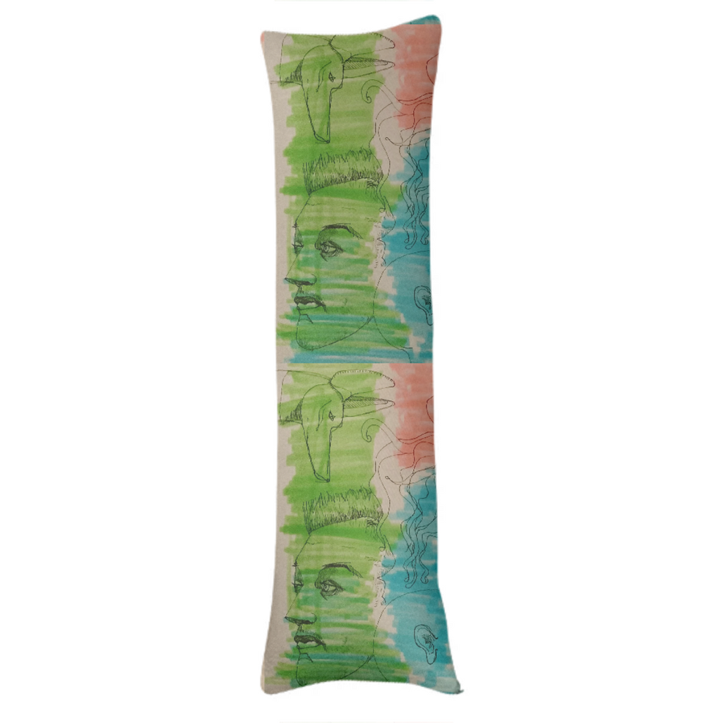 Patchwork body pillow