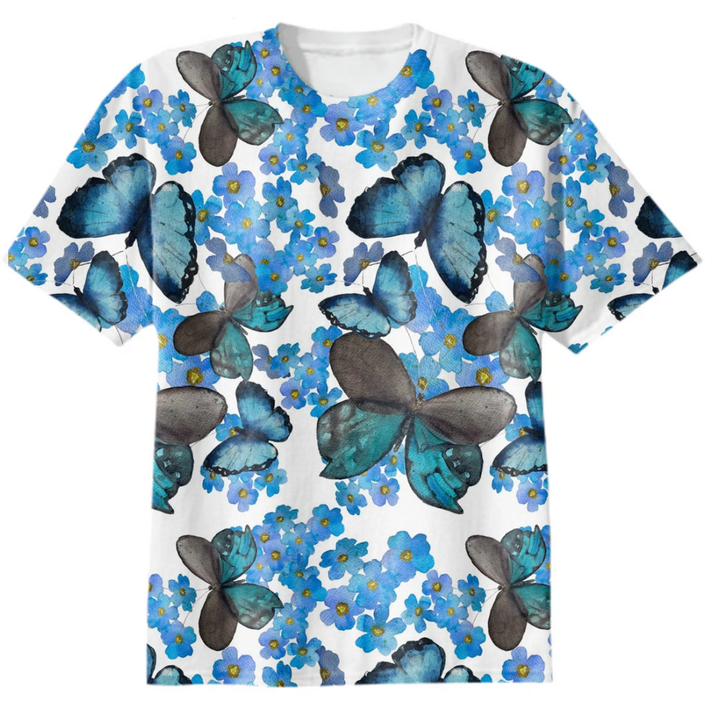 blue butterflies
