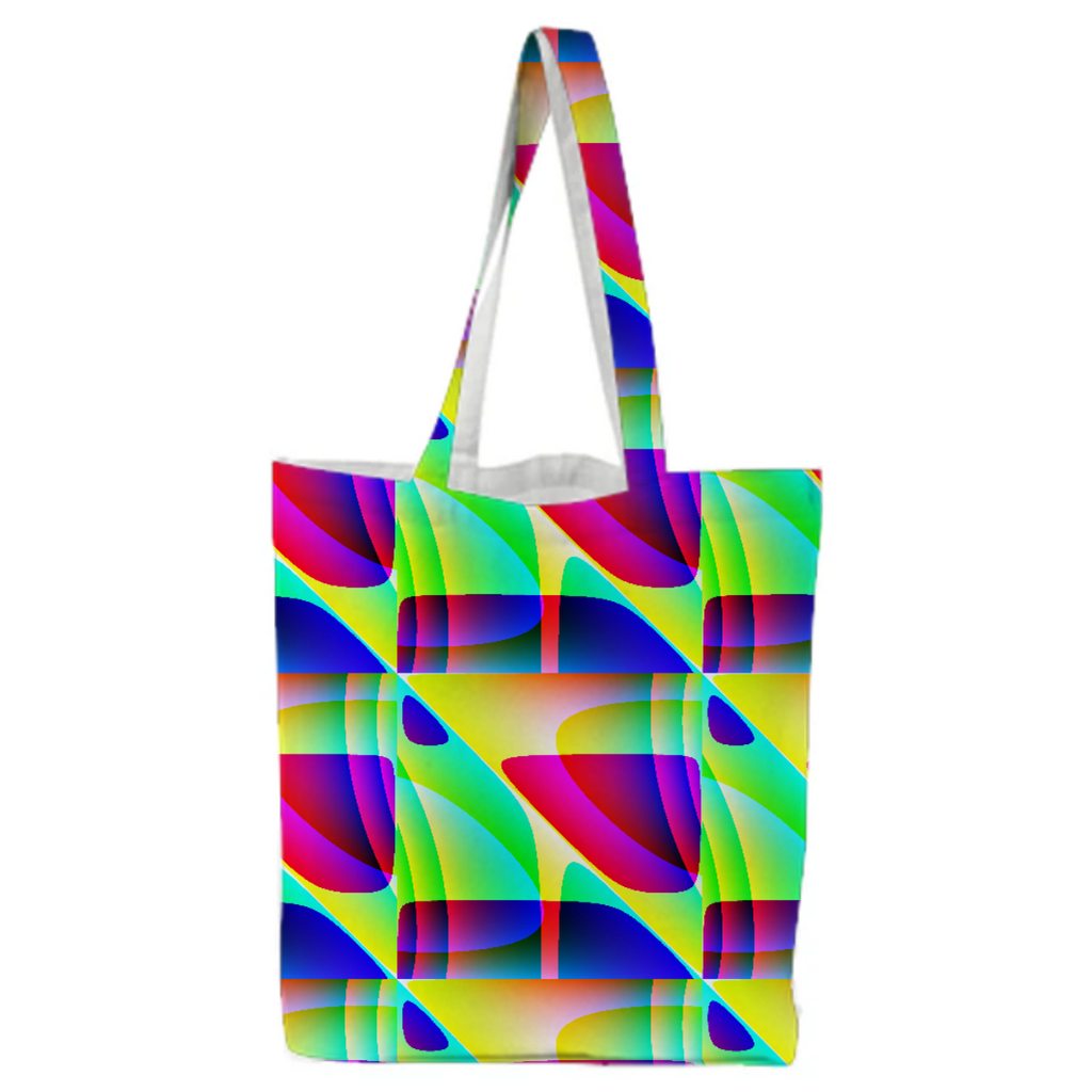 Abstracty Tiled Tote Bag