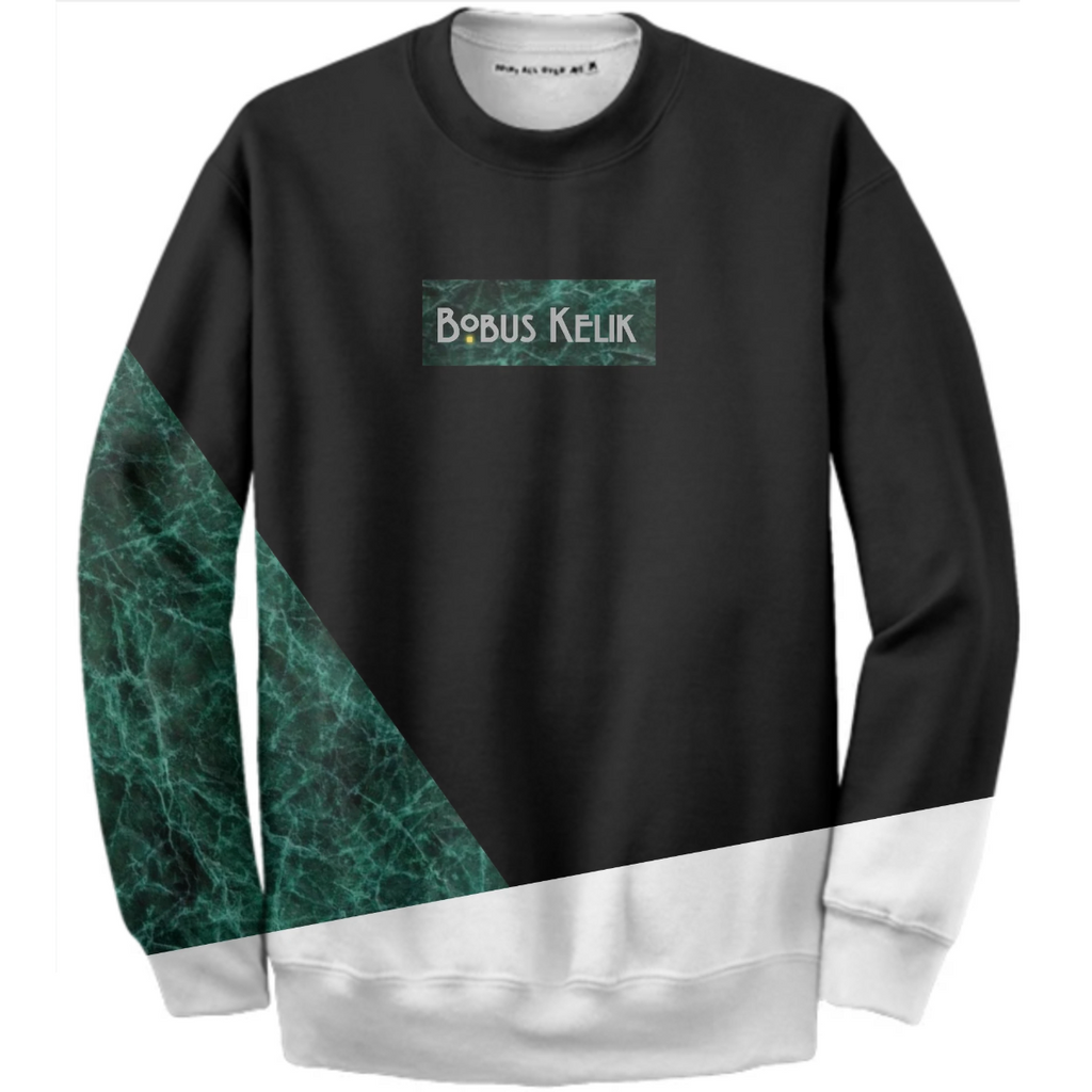 Green marble sweater