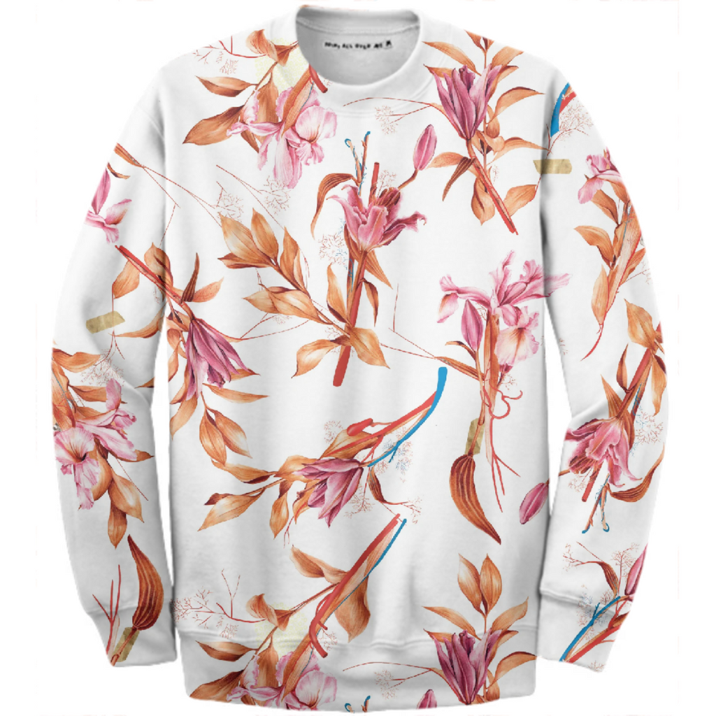 Fleur De Lis Cotton Sweatshirt