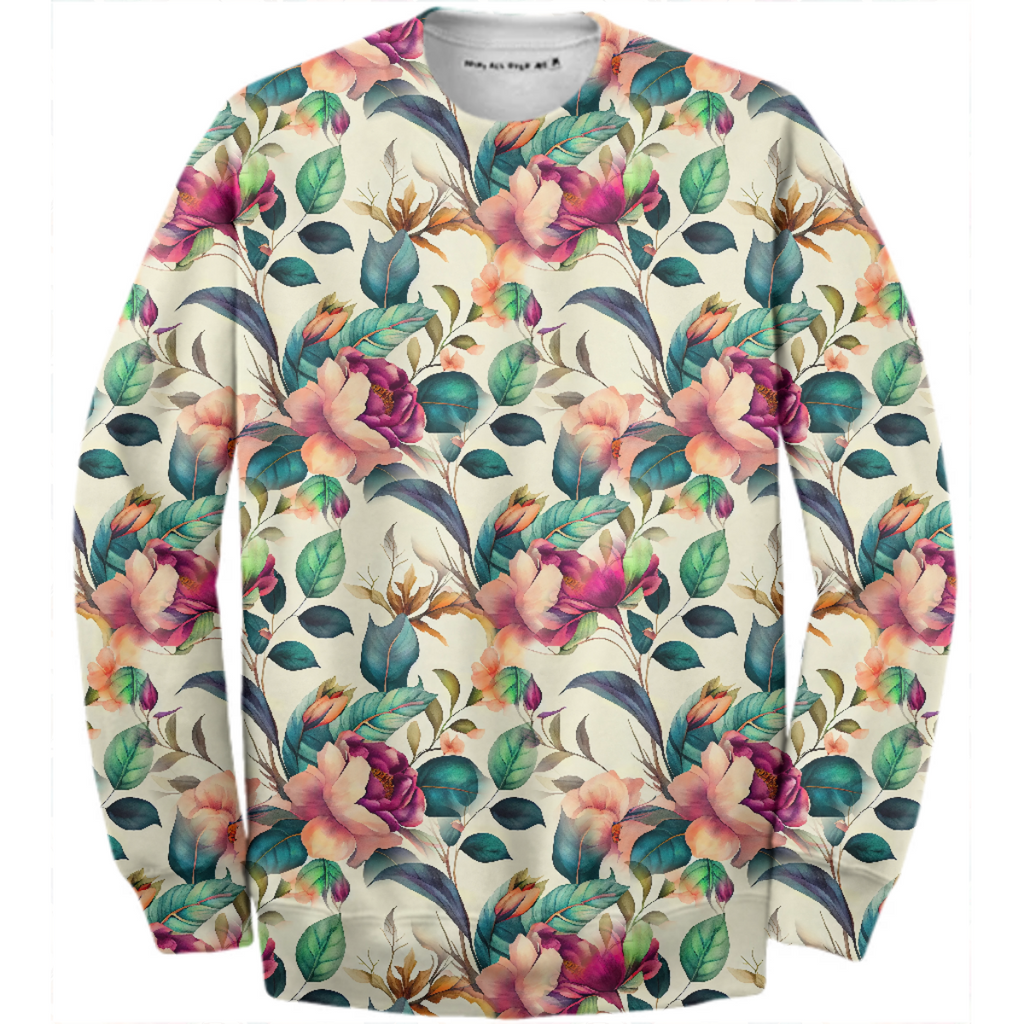 Spring flowers sweatshirt