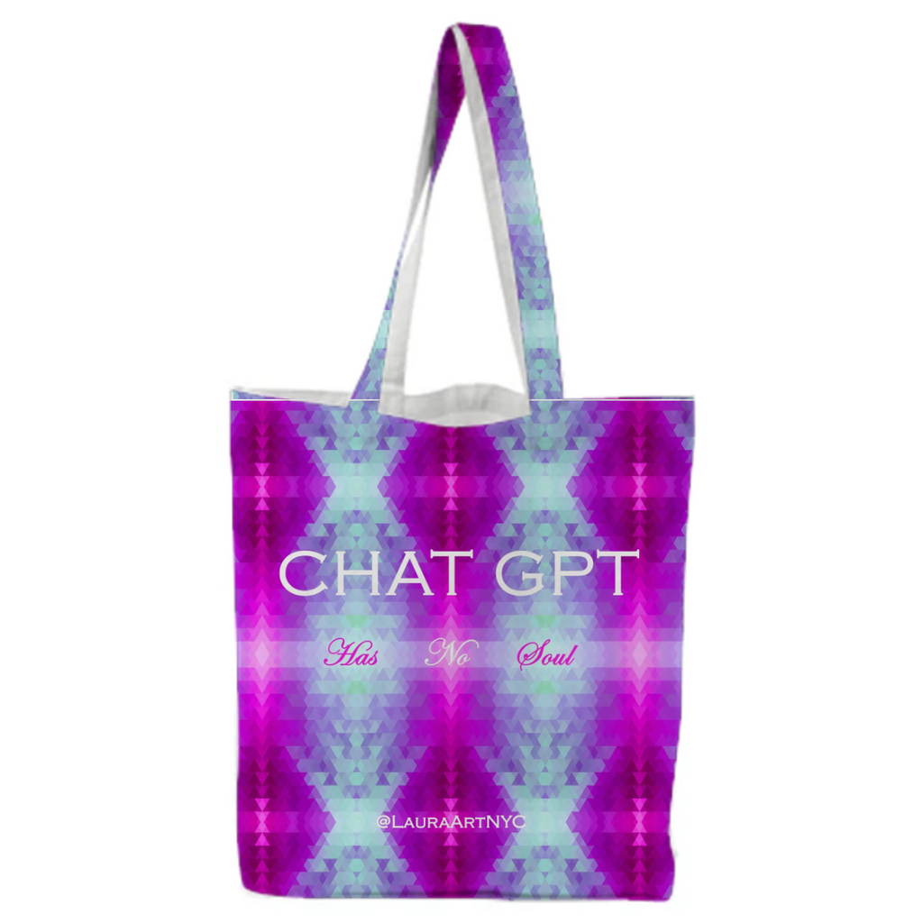 CHAT GPT Has No Soul - Purple Aztec Print