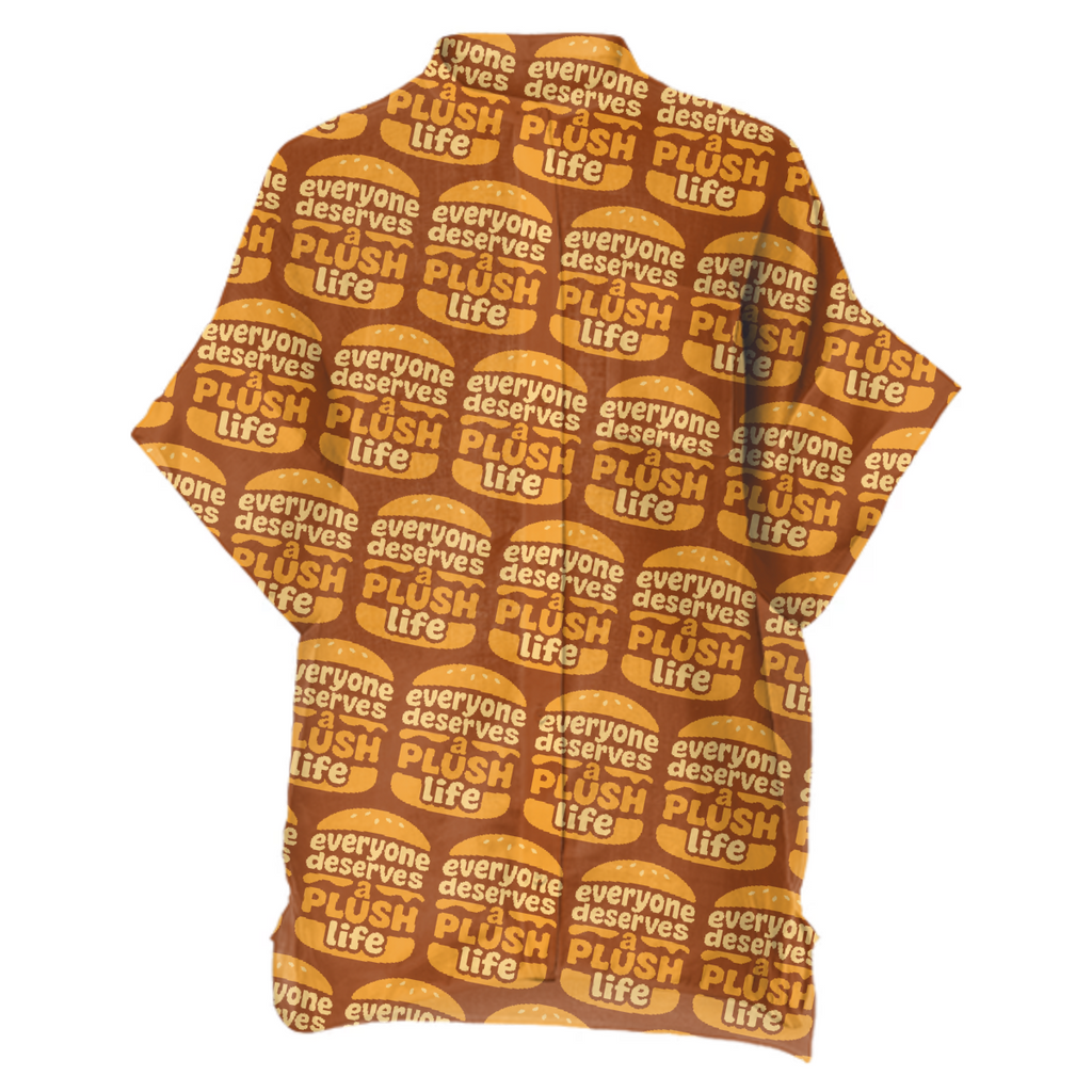 plush life button up shirt