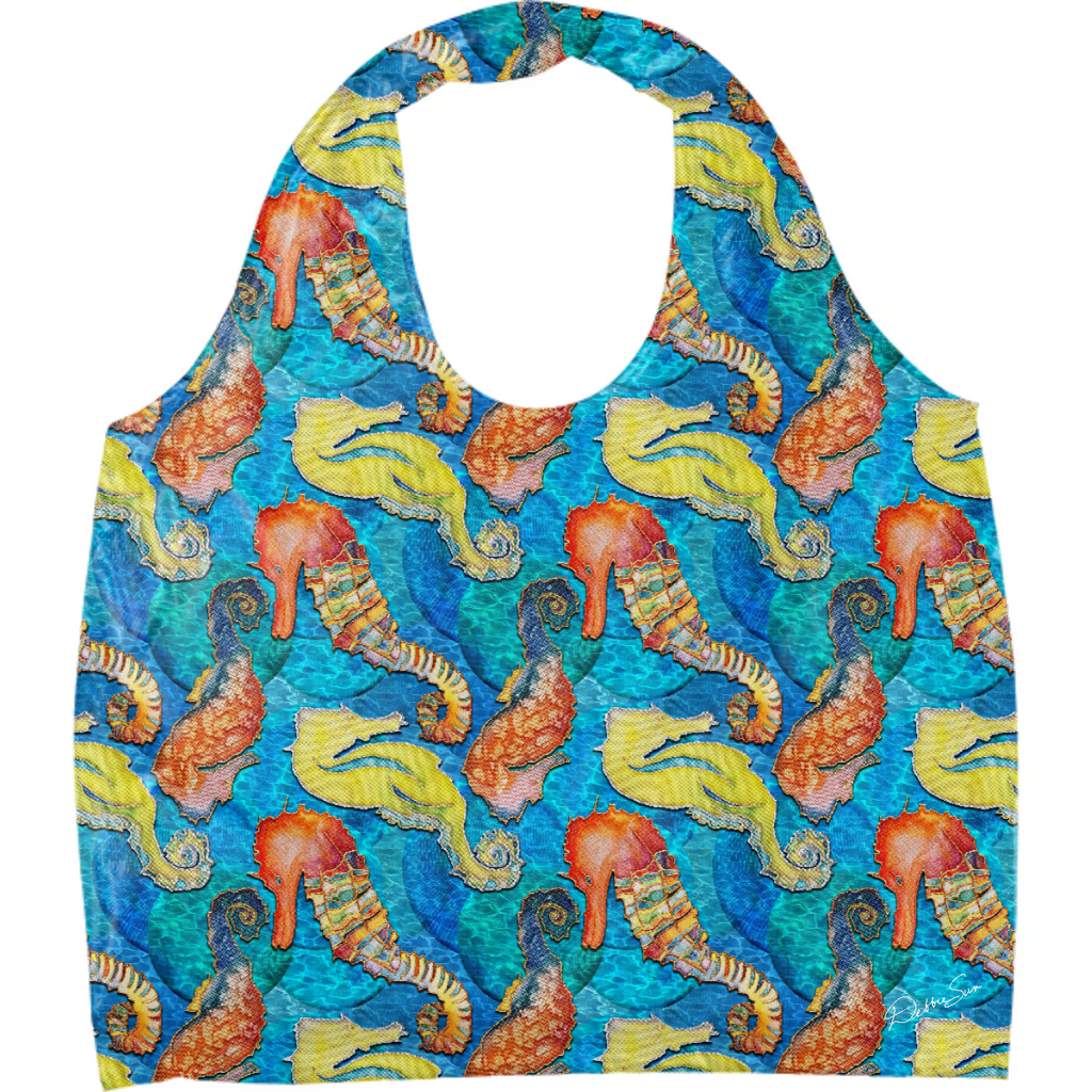 Seahorse Splash Eco Tote