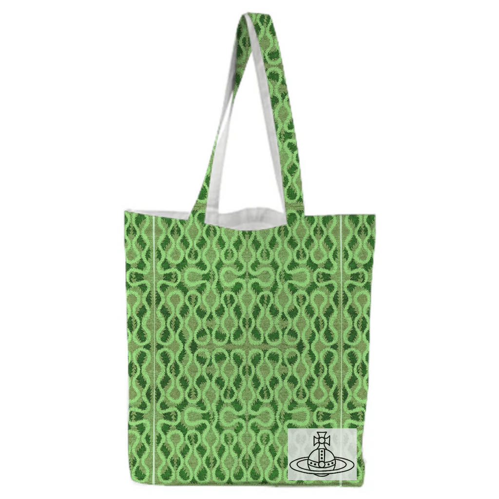 GREEN V WESTWOOD PIRATE SQUIGGLE TOTE