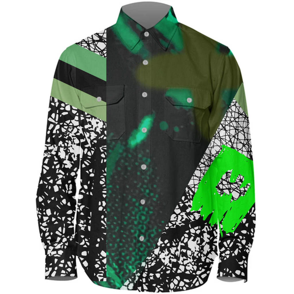 Marisa_pistachio crackle stripe neon