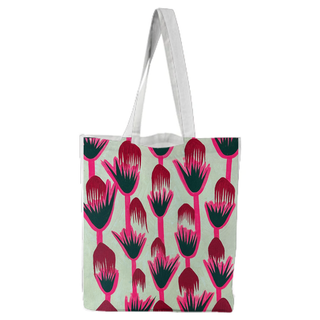 Flower Drawing Tote