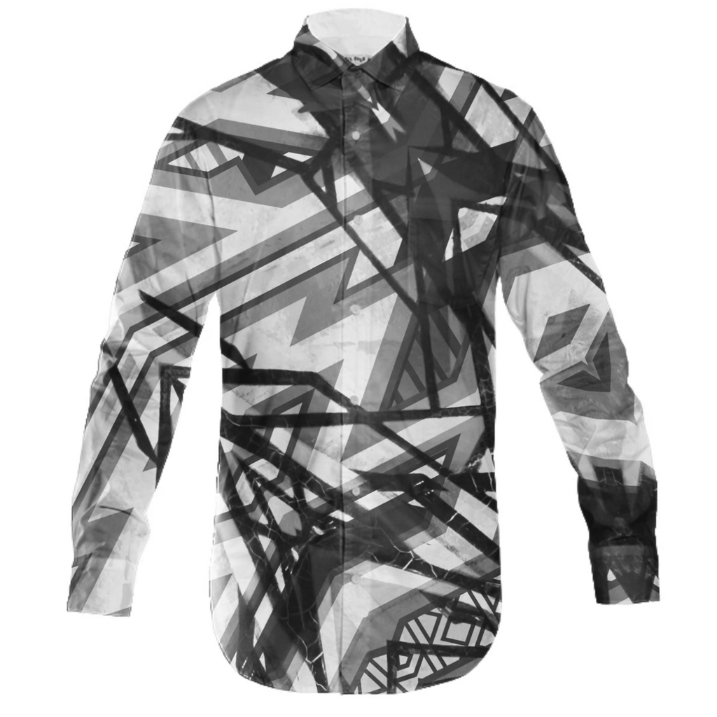 bw pattern mens workshirt