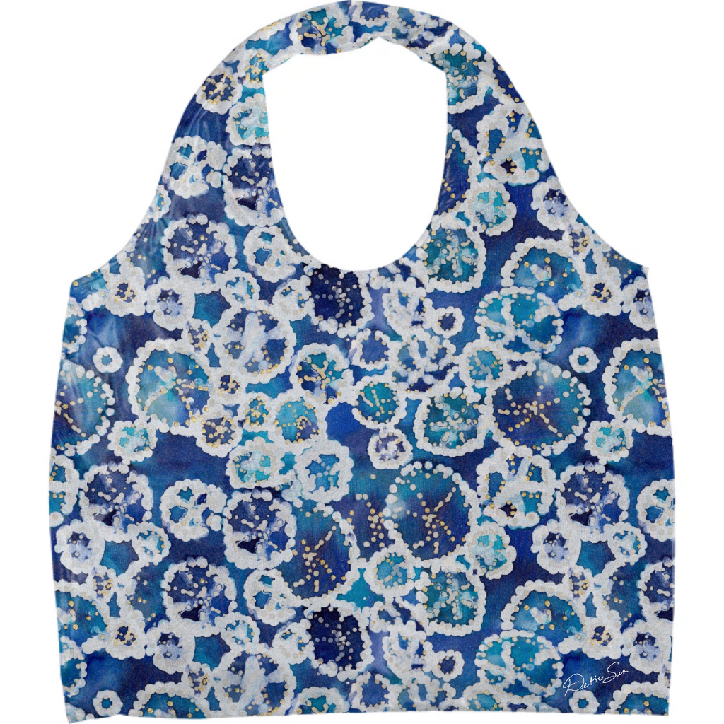 Indigo Sand Dollar Eco Tote