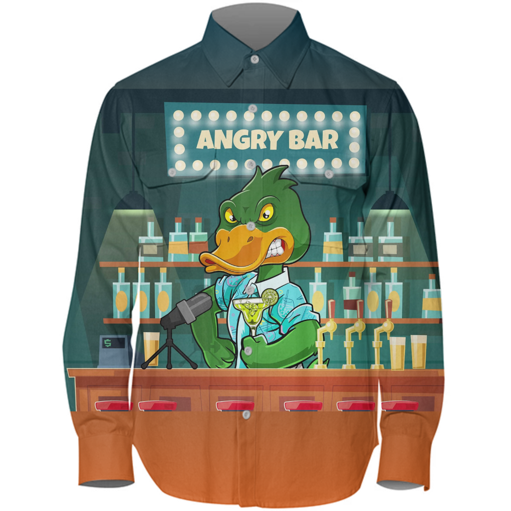 Angry Duck in a Bar