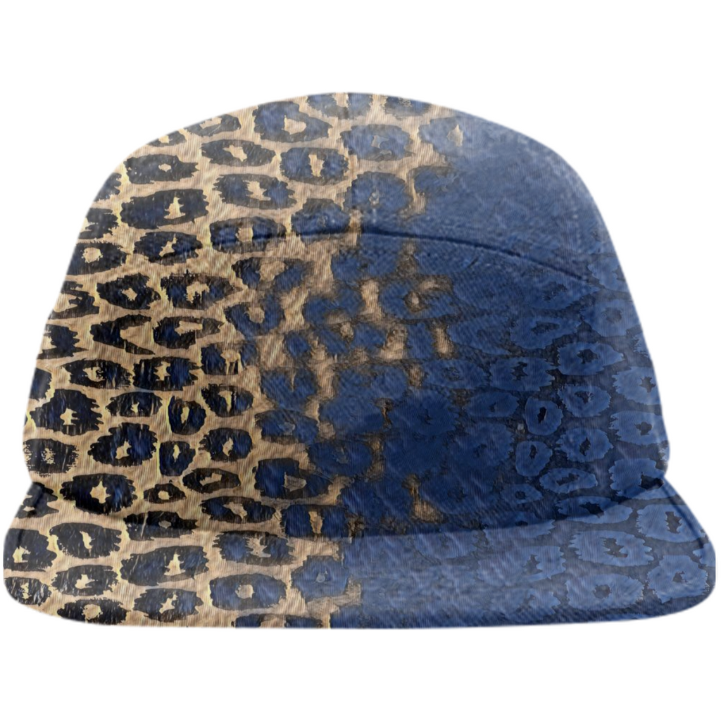 Blue Cheetah Baseball Cap