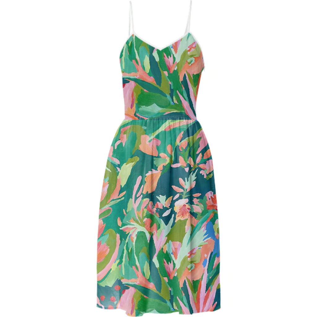 Moss In The Garden Summer Dress