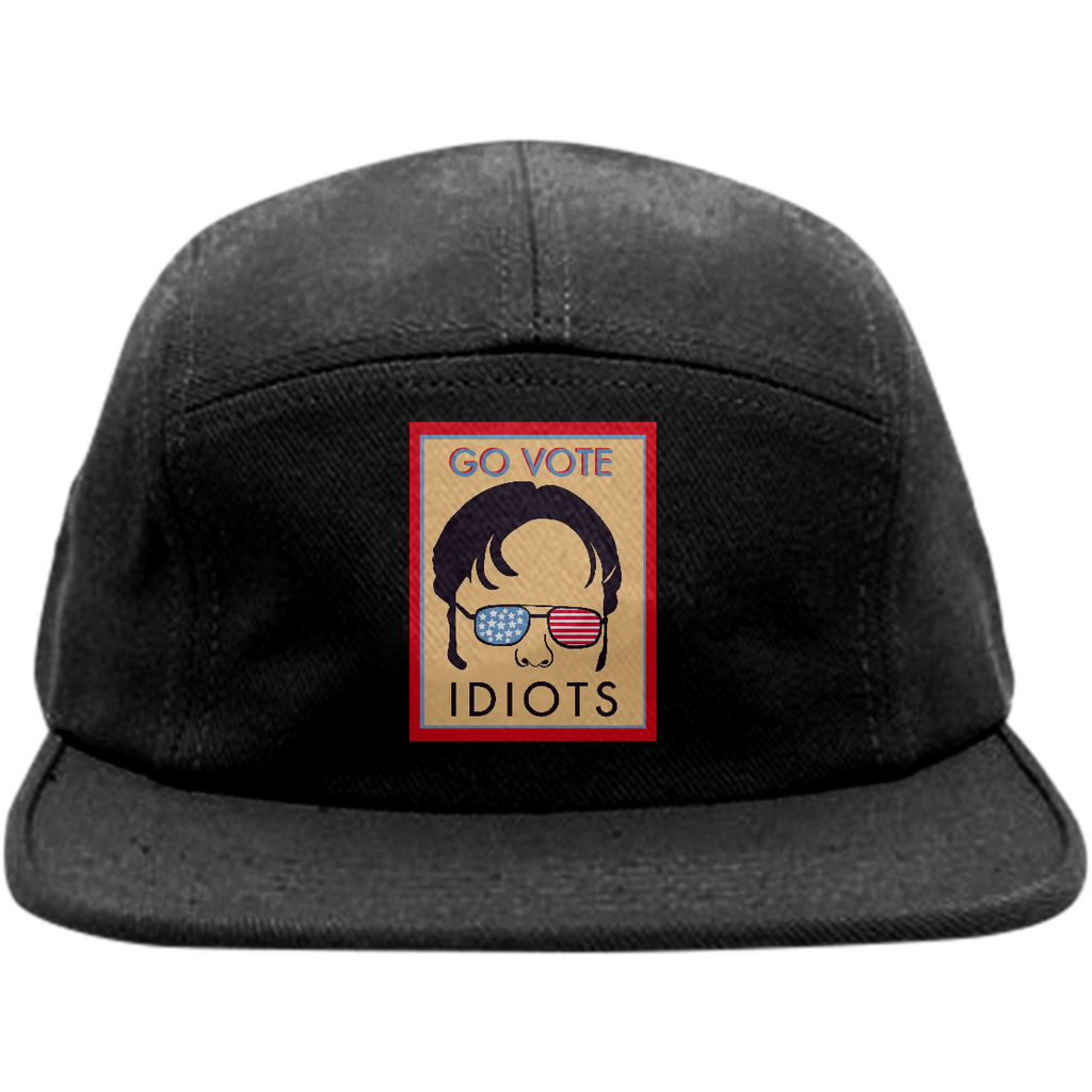 "Go Vote Idiots" Black Baseball Cap