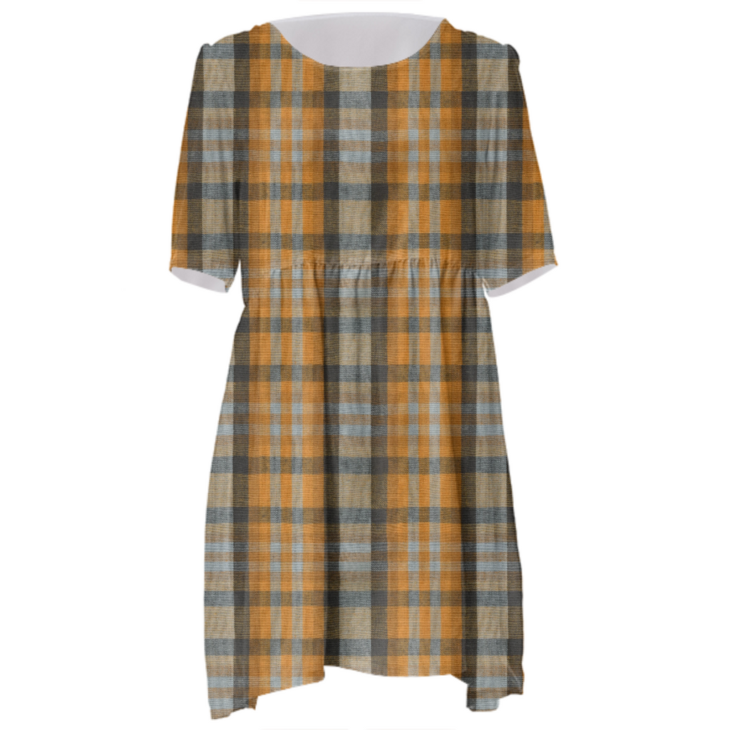 Princeton 1986 Plaid Babydoll Dress