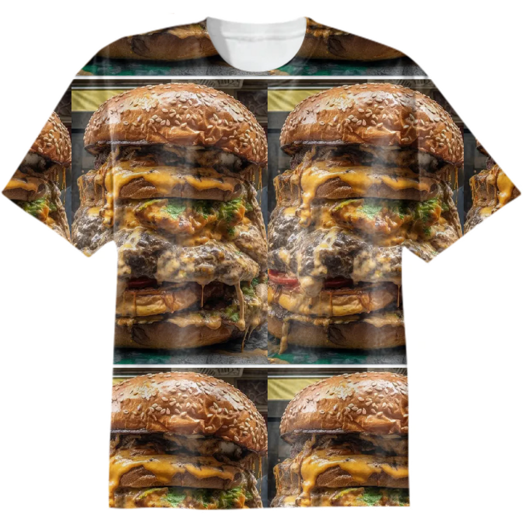 GIANT TRIPLE CHEESEBURGER