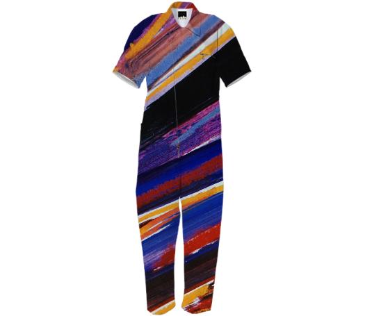 Colored Stripes Jumpsuit