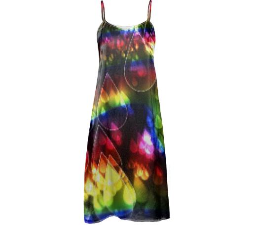 Rainbow Raindrop Dress